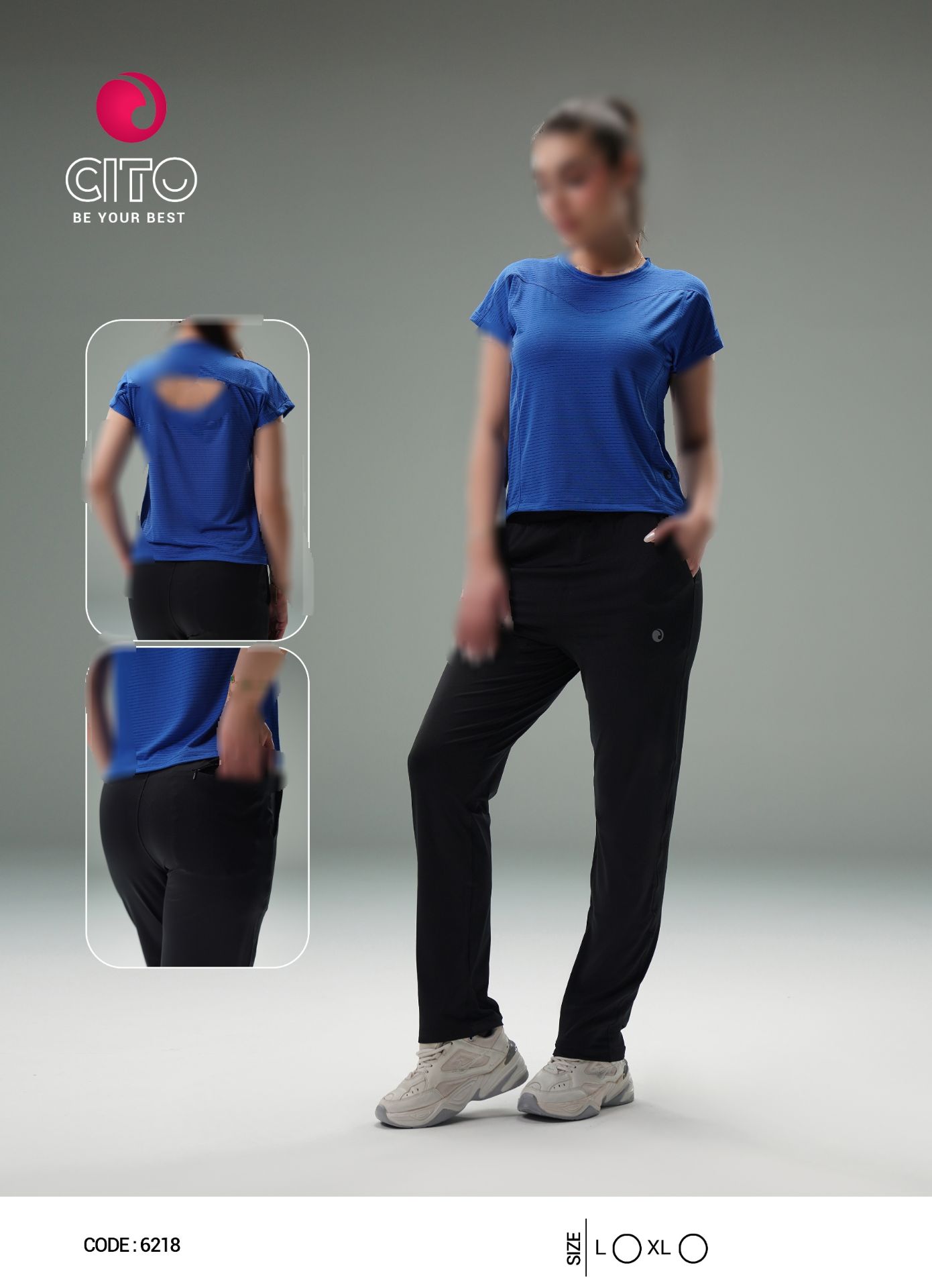 ست اسپرت زنانه کدP1_6218