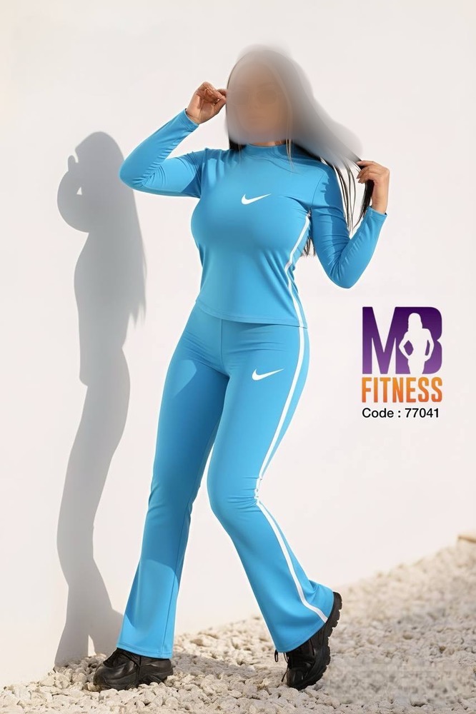 ست ورزشی زنانه بلوز و شلوار نایکی کد P1_77041