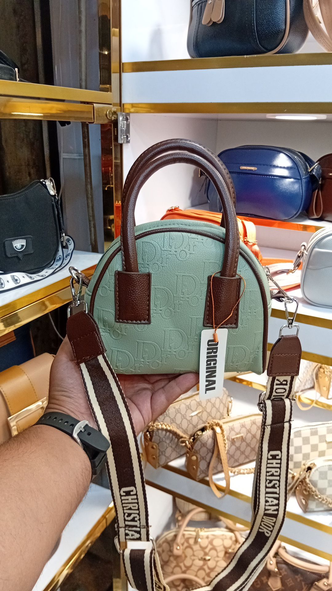 کیف زنانه پاسپورتی چرم طرحدار کد P3_1912