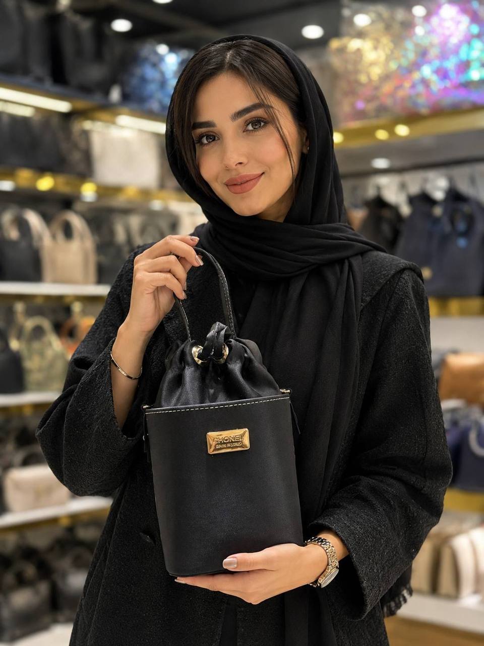کیف زنانه و دخترانه استوانه ای رودستی کد T3_363