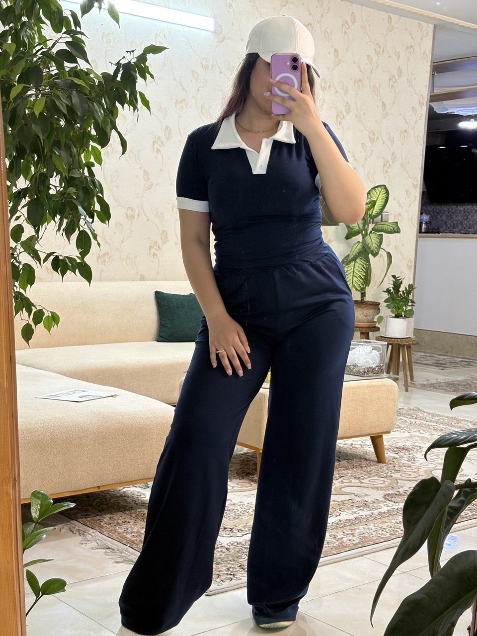 ست پلوشرت و شلوار زنانه کد B3_80401