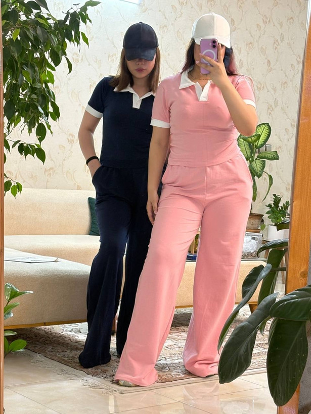 ست پلوشرت و شلوار زنانه کد B3_80401
