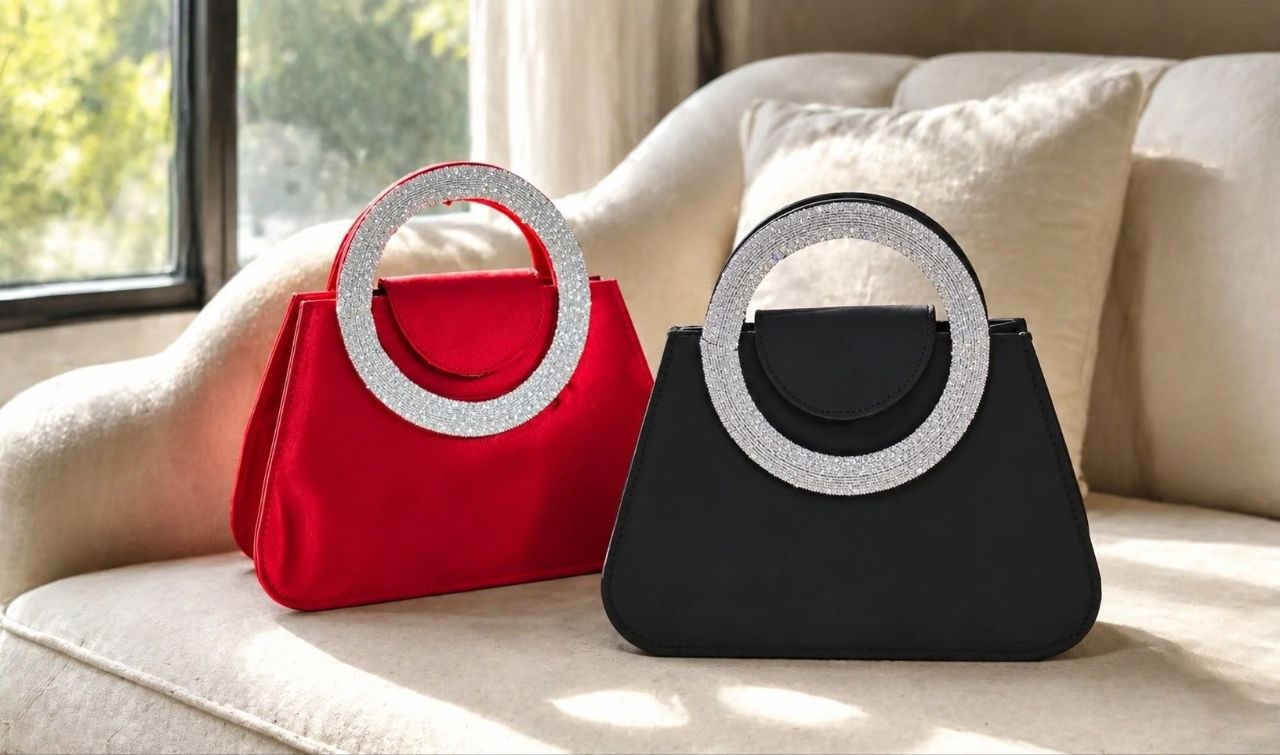 کیف مجلسی نگینی زنانه کد N1_35