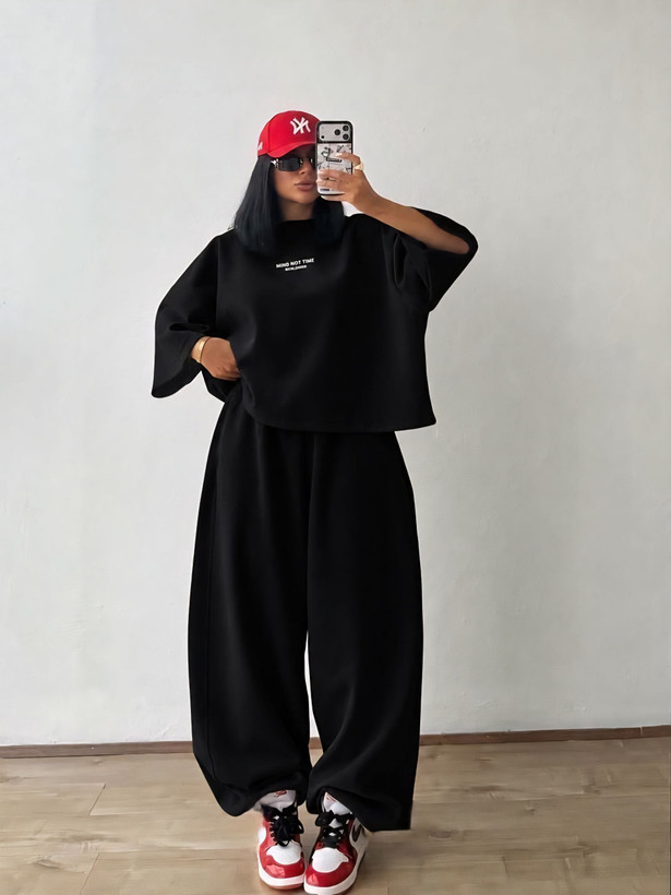 ست تیشرت و شلوار لش زنانه کد B4_10