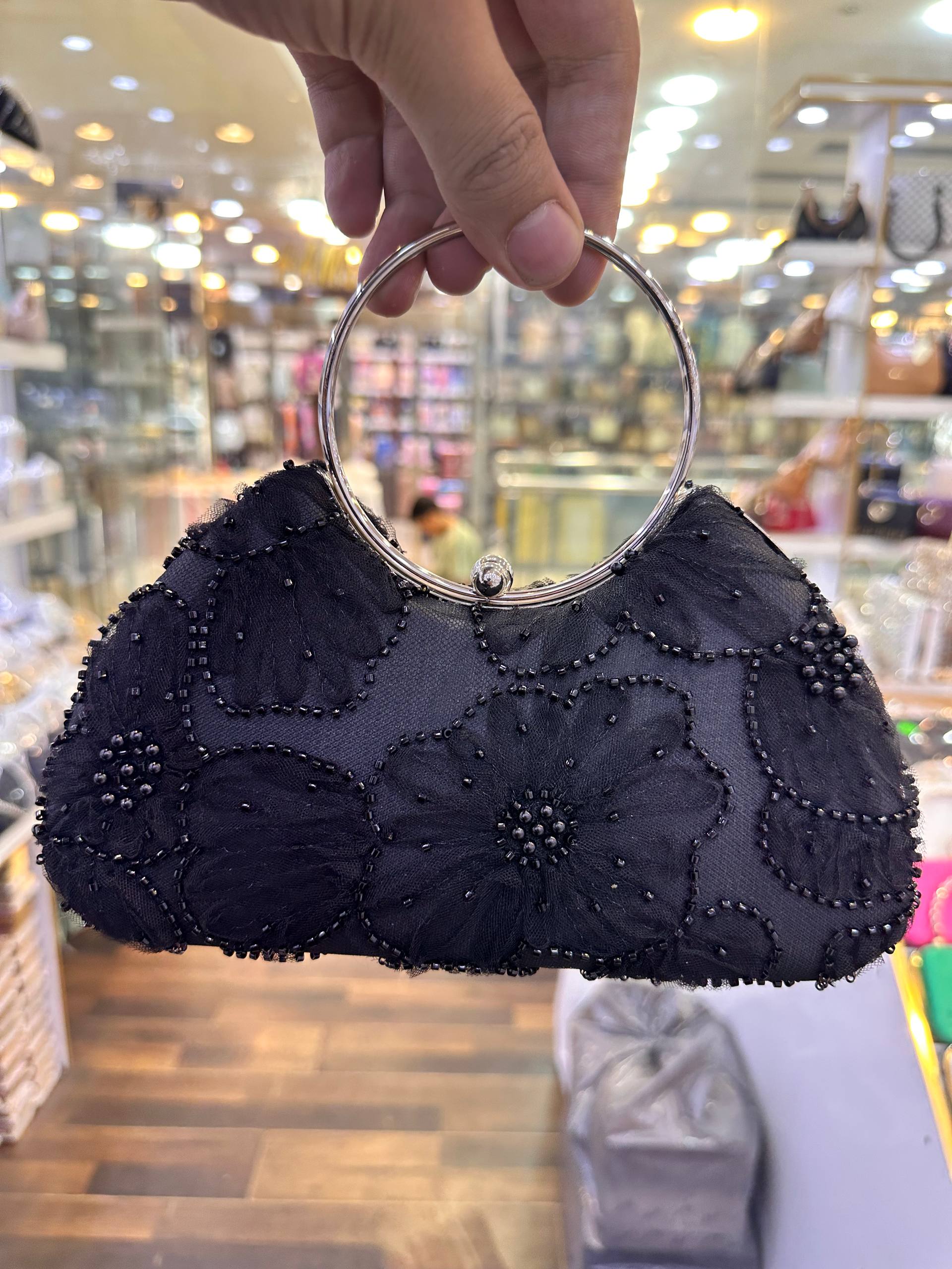 کیف مجلسی زنانه گلدار کد Y1_330